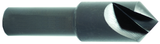 1-1/4" Size-1/2 Shank-82°-HSS Single Flute Countersink - Best Tool & Supply