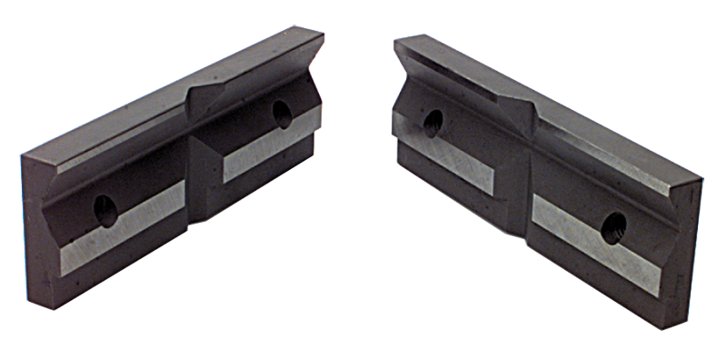 1-Pair Matching V-Groove Jaw Plates; For: 6/7" Speed Vise - Best Tool & Supply