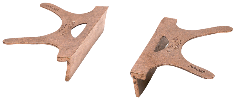 404-4.5, Copper Jaw Caps, 4-1/2" Jaw Width - Best Tool & Supply