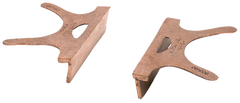 404-4.5, Copper Jaw Caps, 4-1/2" Jaw Width - Best Tool & Supply