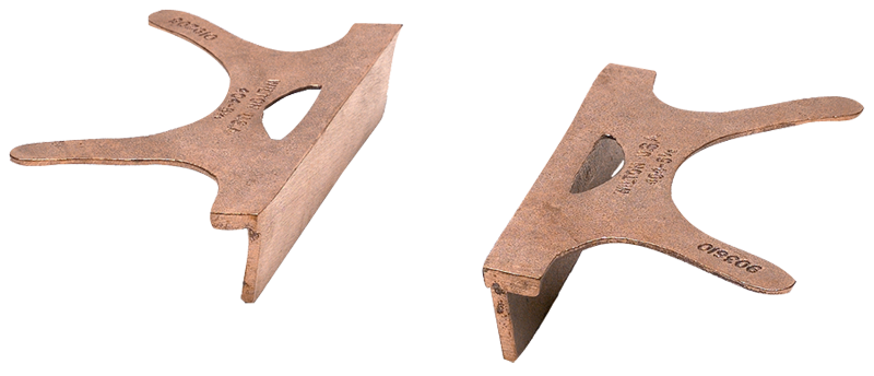 404-5, Copper Jaw Caps, 5" Jaw Width - Best Tool & Supply