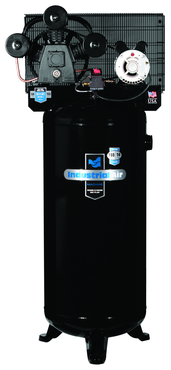 60 Gal. Single Stage Air Compressor, Vertical, Hi-Flo, Cast Iron, 155 PSI - Best Tool & Supply