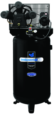 80 Gal. Single Stage Air Compressor, Vertical, Super Hi-Flo, 155 PSI - Best Tool & Supply