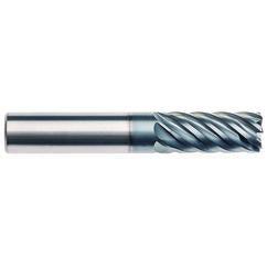 6mm x 6mm x 18mm x 63mm x 7 Flute  0,5mmR 3xD Pow-R-Path Mill AlCRNX Coated-Series IPT7-CR - Best Tool & Supply
