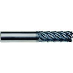 5/8 x 5/8 x 2-3/16 x 4-1/2 x .030 Rad 9 Flute End Mill IPT9-AlCrNX Coated - Best Tool & Supply