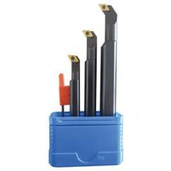 Set of 3 Boring Bars - Includes 1 of Each: S06JSDUCR2, S08KSDUCR2, S10MSDUCR2 - Best Tool & Supply