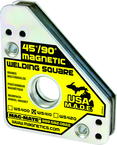 Magnetic Welding Square - Covered Heavy Duty - 3-3/4 x 3/4 x 4-3/8'' (L x W x H) - 75 lbs Holding Capacity - Best Tool & Supply