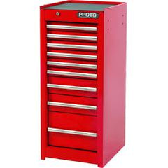 Proto® 440SS Side Cabinet - 9 Drawer, Black - Best Tool & Supply