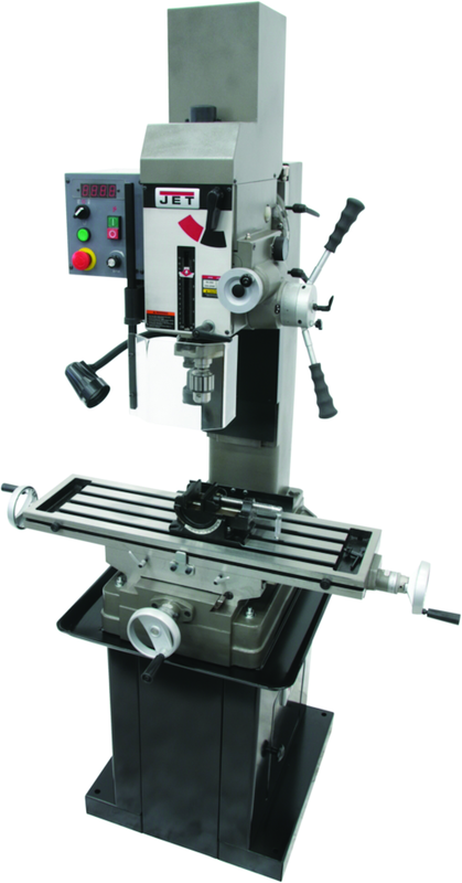 JMD-45VSPFT Variable Speed Geared Head Square Column Mill Drill with Power Downfeed - Best Tool & Supply