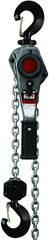 JLH Series 1-1/2 Ton Lever Hoist, 10' Lift with Overload Protection & Shipyard Hooks - Best Tool & Supply