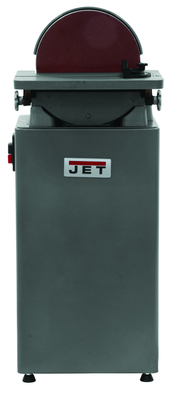 J-4400A, 12" Industrial Disc Finishing Machine 1-1/2HP, 115/230V, 1PH - Best Tool & Supply