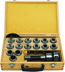 CCS-1 Mill Chuck with Collet Set and Carry case; R8 Shank; 1/8" to 1" Capacity - Best Tool & Supply