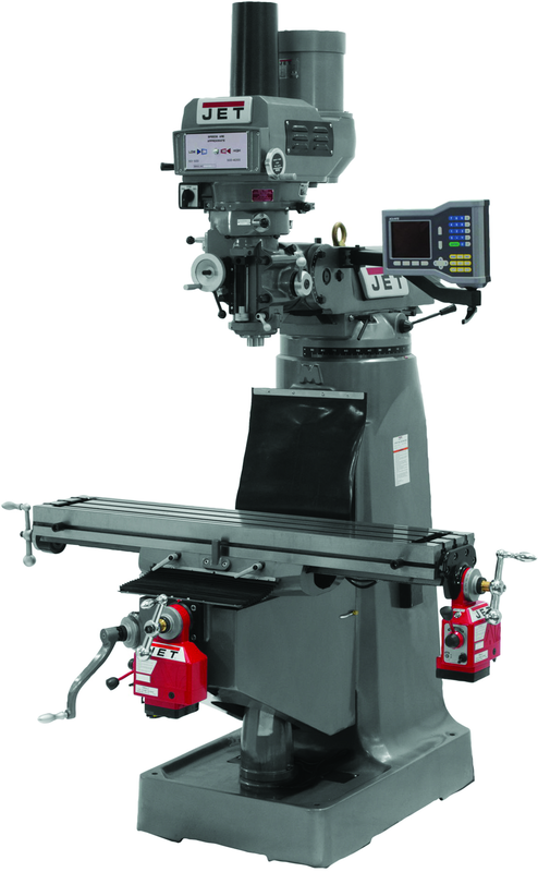 JTM-4VS Mill With X and Y-Axis Powerfeeds With Power Draw Bar - Best Tool & Supply