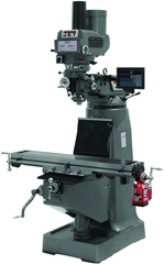 JTM-4VS Mill With Newall DP700 DRO With X-Axis Powerfeed and Power Draw Bar - Best Tool & Supply