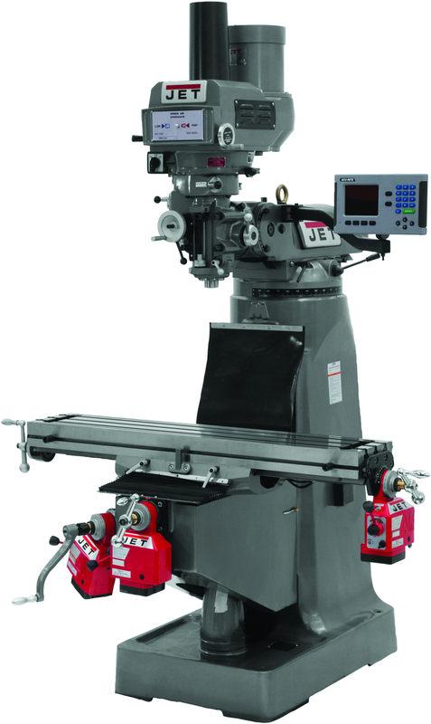 JTM-1 Mill With ACU-RITE 200S DRO and X-Axis Powerfeed - Best Tool & Supply