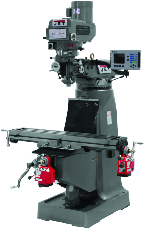 JTM-1050 Mill With ACU-RITE 300S DRO With X and Y-Axis Powerfeeds - Best Tool & Supply