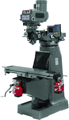 JTM-4VS Mill With 3-Axis ACU-RITE VUE DRO (Knee) With X and Y-Axis Powerfeeds - Best Tool & Supply