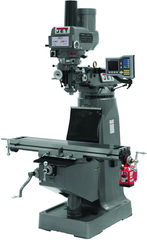 JTM-4VS Mill With 3-Axis ACU-RITE VUE DRO (Knee) With X, Y and Z-Axis Powerfeeds - Best Tool & Supply