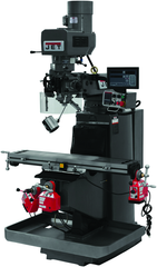 JTM-949EVS Mill With 3-Axis Newall DP700 DRO (Knee) With X and Y-Axis Powerfeeds and Air Powered Draw Bar - Best Tool & Supply