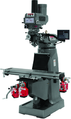 JTM-4VS-1 Mill With 3-Axis Newall DP700 DRO (Quill) With X, Y and Z-Axis Powerfeeds and Power Draw Bar - Best Tool & Supply