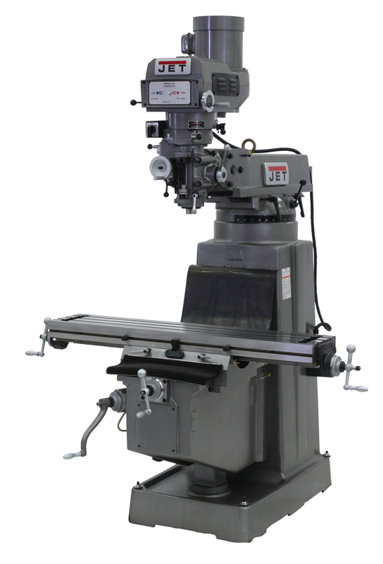 JTM-1050 Mill With Newall DP700 DRO With X-Axis Powerfeed - Best Tool & Supply