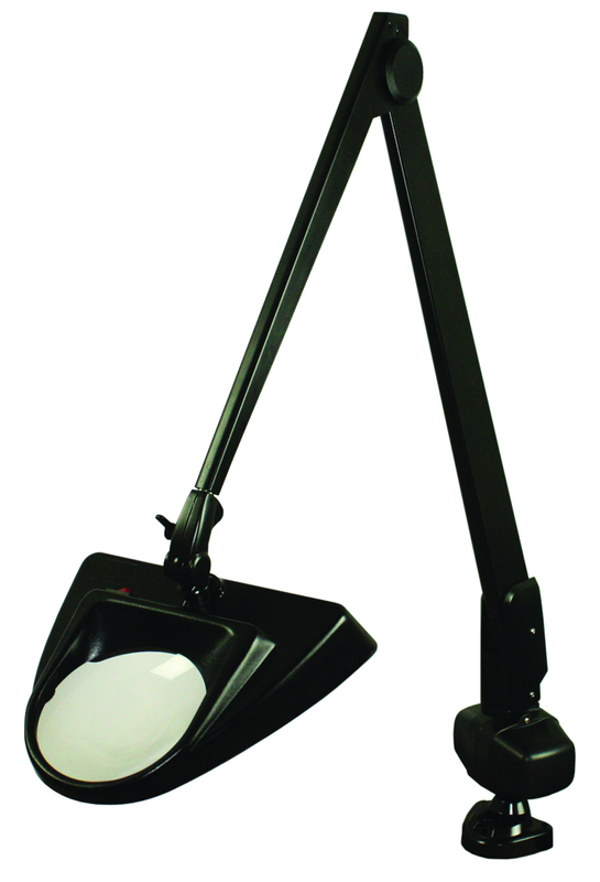 40" LED Magnifier 2.25X Clamp Base W/ Floating Arm Hi-Lighter - Best Tool & Supply