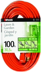 Woods Extension Cord - 100' Medium Duty 1-Outlet (Outdoor Style) - Best Tool & Supply