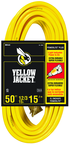 Yellow Jacket Extension Cord - 50' Extra Heavy Duty 1-Outlet (Powerlite) - Best Tool & Supply