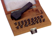 112 Pc. Figure & Letter Stamps Set with Holder - 1/8" - Best Tool & Supply