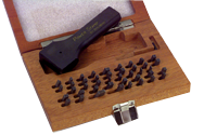 106 Pc. Figure & Letter Stamps Set with Holder - 3/16" - Best Tool & Supply