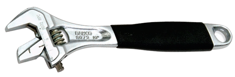 3/4" Opening - 6" OAL - Plated Adjustable Wrench - Best Tool & Supply