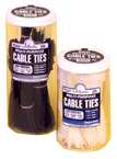 Cable Ties in a Jar - Natural Nylon-4; 7.5; 11" Long - Best Tool & Supply