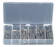 Dowel Pin Assortment - Alloy Steel - 1/16 thru 1/4 Dia - Best Tool & Supply