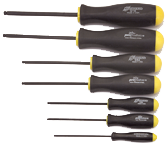8 Piece - 7/64 - 5/16" Screwdriver Style - Ball End Hex Driver Set with Ergo Handles - Best Tool & Supply