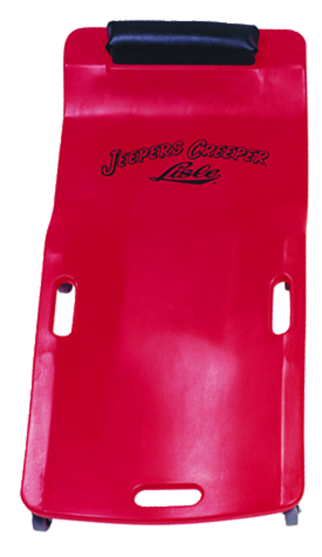 Low Profile Plastic Creeper - Body-fitting Design - Red - Best Tool & Supply
