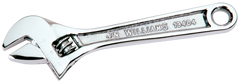 1-5/16'' Opening - 10'' OAL - Chrome Plated Adjustable Wrench - Best Tool & Supply