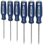 6 Piece - #9240101 - T10 - T30 - Screwdriver Style - Torx Driver Set - Best Tool & Supply