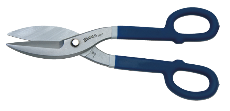 2-1/2'' Blade Length - 12'' Overall Length - Straight Cutting - Tinner Snips - Best Tool & Supply
