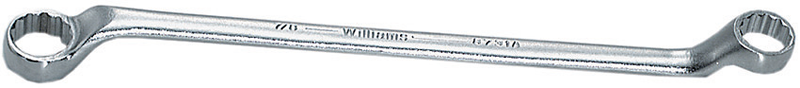 3/4 x 7/8'' -- 11-9/16'' OAL - Chrome 45° Double Offset Box End Wrench - Best Tool & Supply