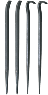 Snap-On/Williams 4 Piece Punch & Roll Bar Set -- #PBS7 16; (2) 18; & 24" Overall Length - Best Tool & Supply