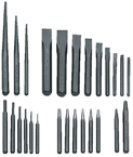 27 Piece Punch & Chisel Set -- #PC27; 3/32 to 1/2 Punches; 1/4 to 1-1/8 Chisels - Best Tool & Supply