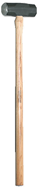 Sledge Hammer -- 10 lb; Hickory Handle; 2-1/2'' Head Diameter - Best Tool & Supply