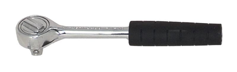 7-1/32" OAL - 3/8'' Drive - Round Head - Reversible Ratchet - Comfortable Grip Handle - Best Tool & Supply