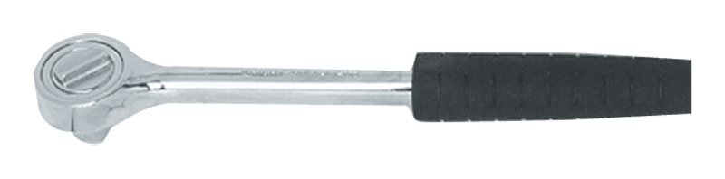 10-1/2" OAL - 1/2'' Drive - Round Head - Reversible Ratchet - Comfortable Grip Handle - Best Tool & Supply