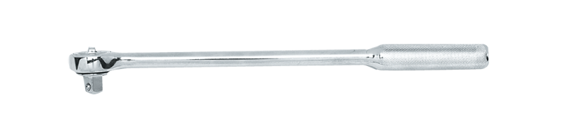 15" OAL - 1/2'' Drive - Round Head - Extra Long Reversible Ratchet - Knurled Handle - Best Tool & Supply