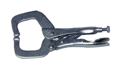 MIT Locking Grip C-Clamp -- #3835 Plain Grip 8-3/8'' Capacity 18'' Long - Best Tool & Supply