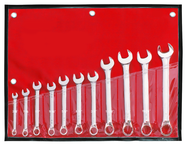 11 Piece - 12 Point - 3/8; 7/16; 1/2; 9/16; 5/8; 11/16; 3/4; 13/16; 7/8; 15/16 & 1" - Combination Wrench Set - Best Tool & Supply