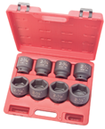 8 Piece - 3/4" Drive - Shallow Impact Socket Set - Best Tool & Supply