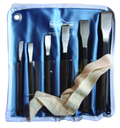 6 Piece Chisel Set -- 1/4 to 3/4'' Diameter - Best Tool & Supply