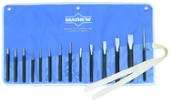 14 Piece Punch & Chisel Set -- #14RC; 1/8 to 3/16 Punches; 7/16 to 7/8 Chisels - Best Tool & Supply
